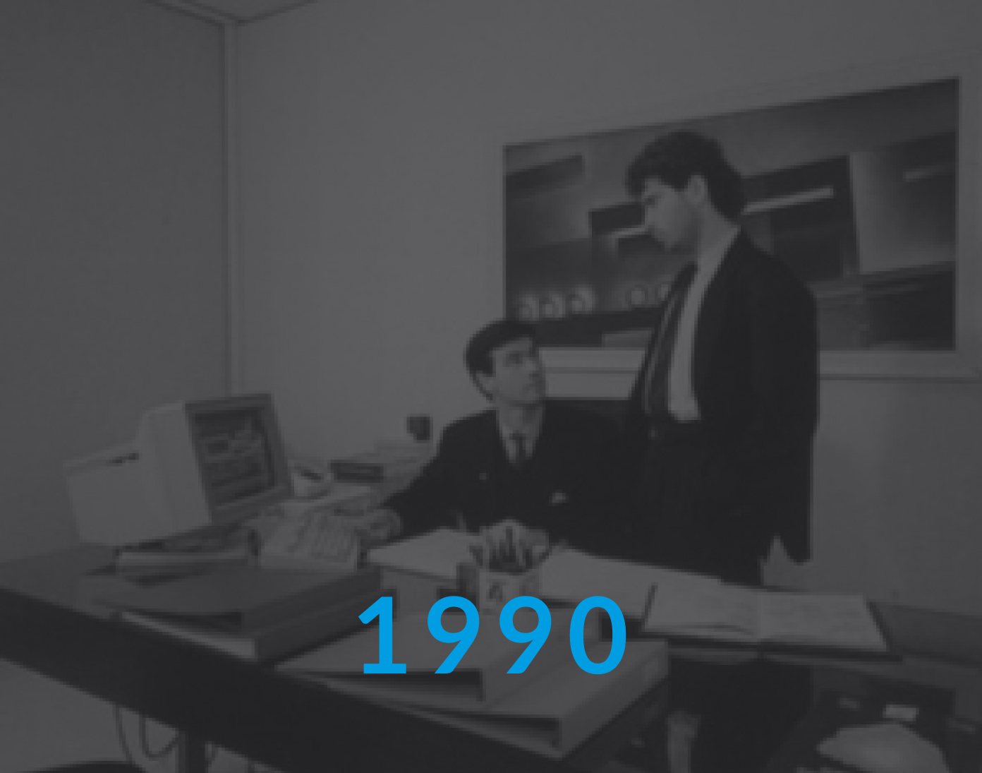 1990: Maurizio e Andrea Ardinghi dirigono l'azienda del padre